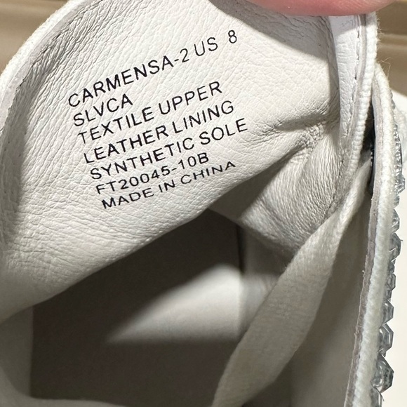 🌹ZIGI🌹 Carmensa-2 Embellished Platform High Top Sneaker Size: 8 - Picture 13 of 14